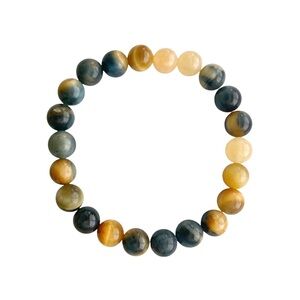 Blue & Yellow Tiger's Eye Bracelet